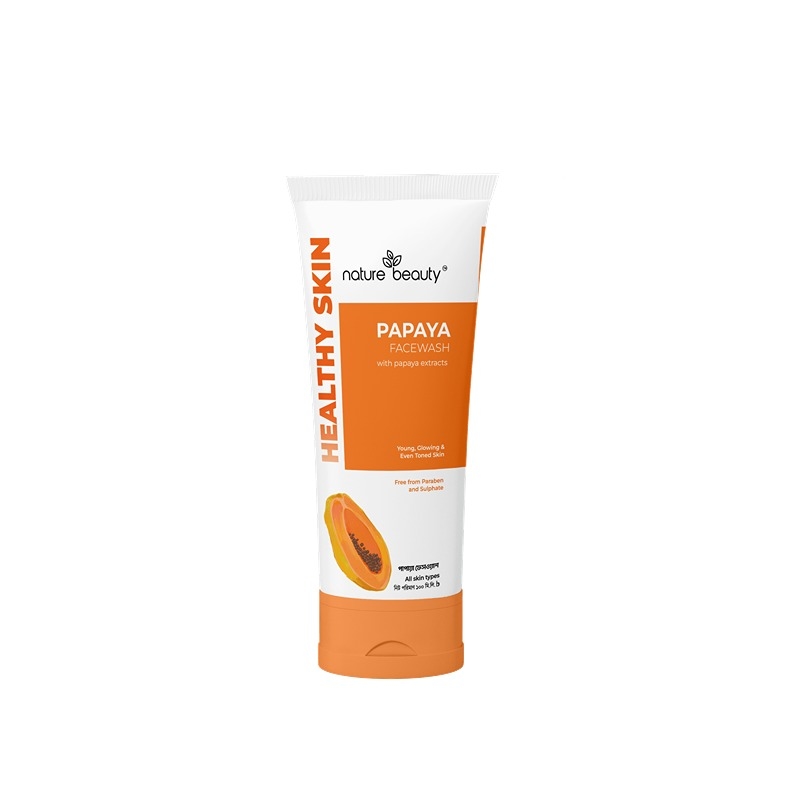 Nature Beauty Papaya Healthy Skin Face Wash for All Skin Types 100ml