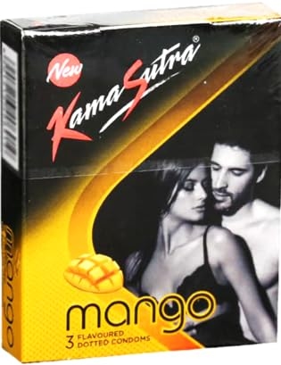Kamasutra Mango Flavour Dotted Condom