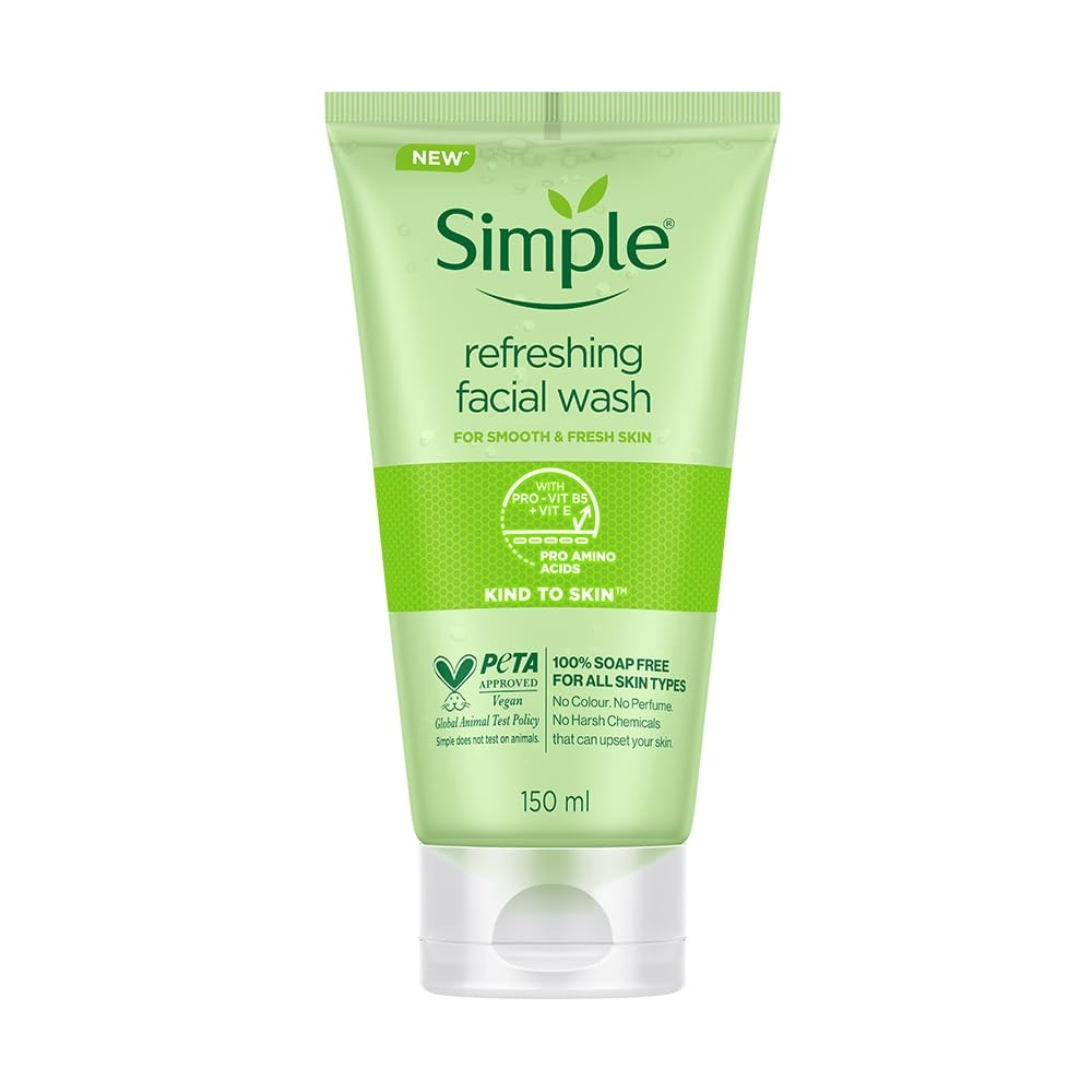 Simple Refreshing Facial Wash Kind To Skin 150ml