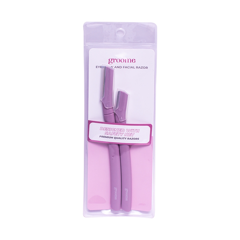 Groome Eyebrow and Facial Razor 2pc