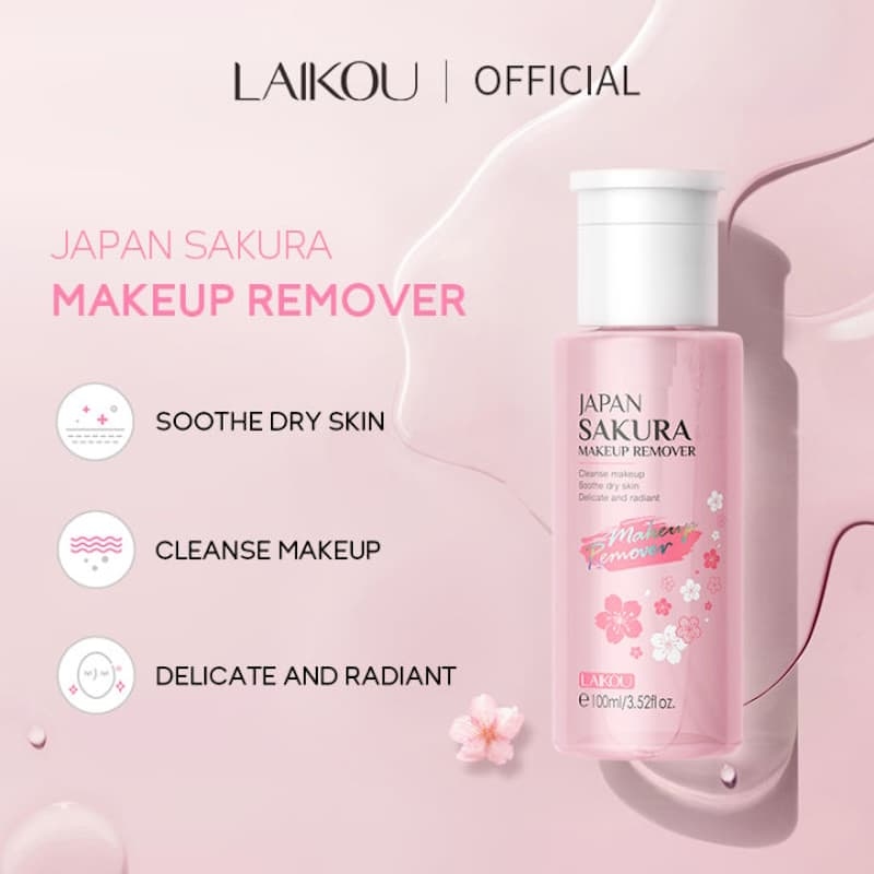 Laikou Japan Sakura Makeup Remover 100ml