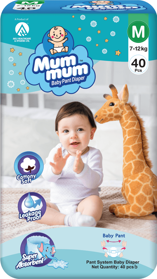 Mum Mum Baby Diaper Pant 7-12 kg