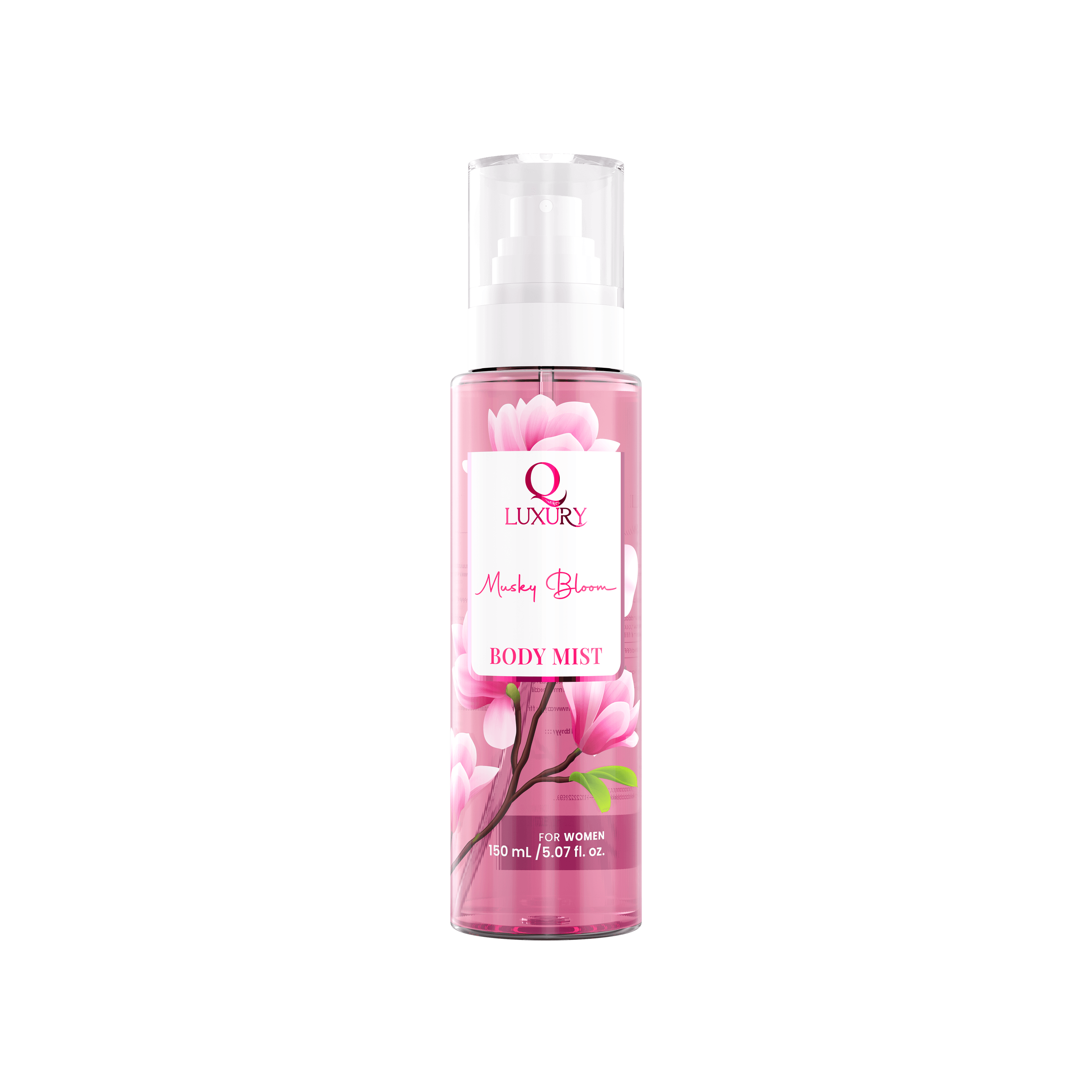 Q Luxury Musky Bloom Body Mist For Women 150ml