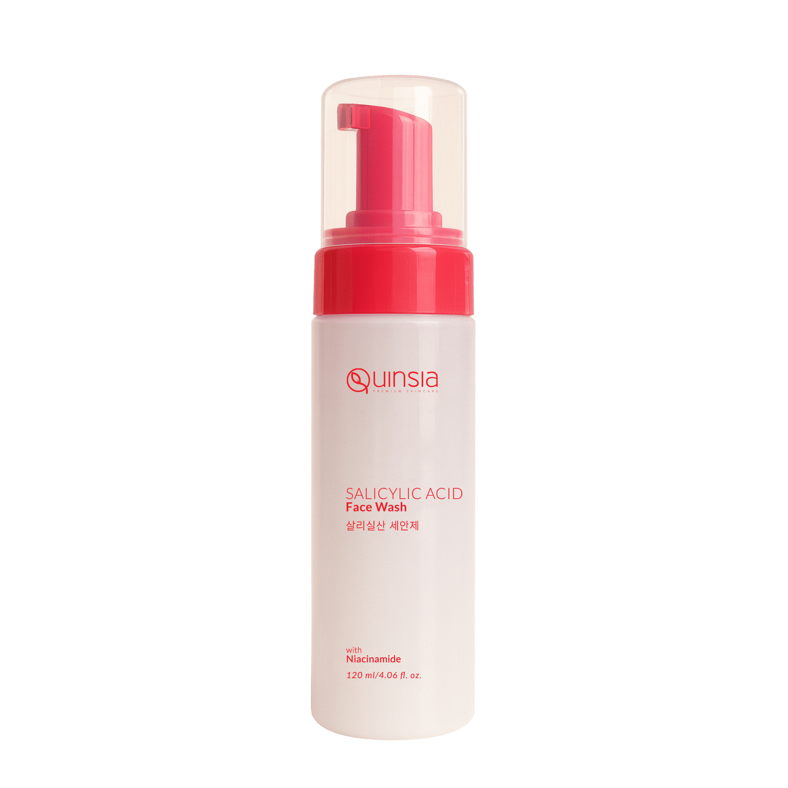 Quinsia Salicylic Acid Face Wash with Non-Drying Formula 120ml