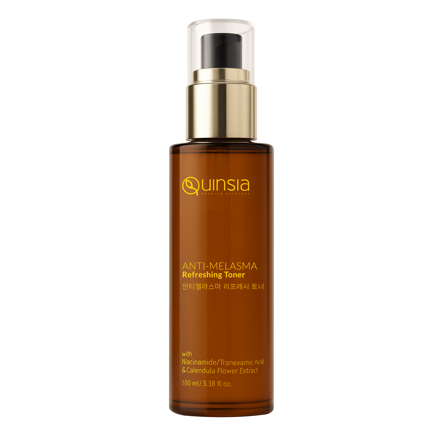 Quinsia Anti-Melasma Refreshing Toner with Niacinamide/ Tranexamic Acid & Calendula Flower Extract 100ml