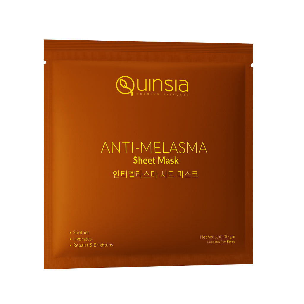 Quinsia Anti-Melasma Sheet Mask for Skin Repair & Brightening 30g