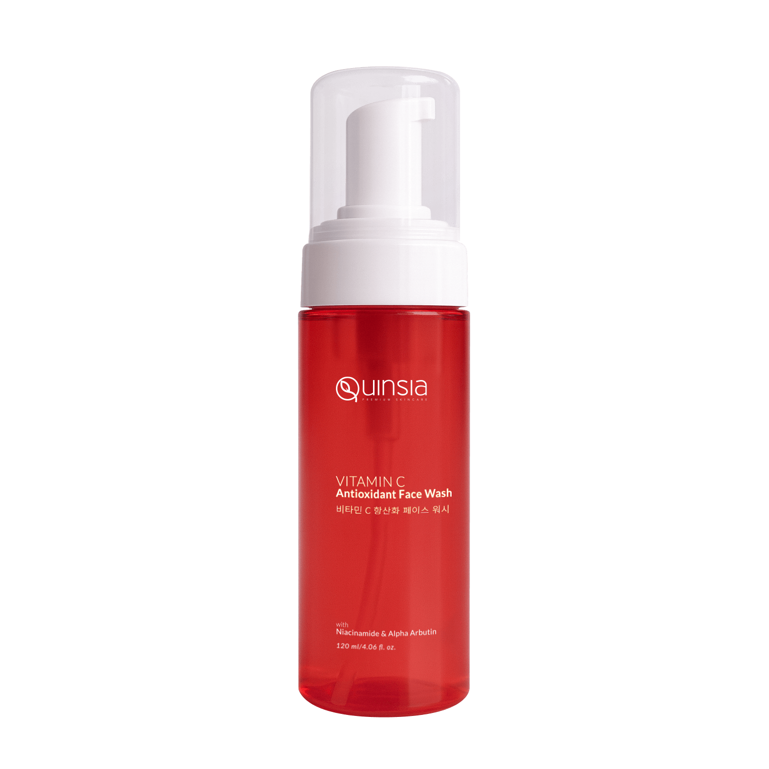 Quinsia Vitamin C Antioxidant Face Wash with Niacinamide & Alpha Arbutin 120ml