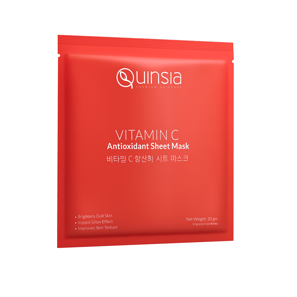 Quinsia Vitamin C Antioxidant Sheet Mask 30g