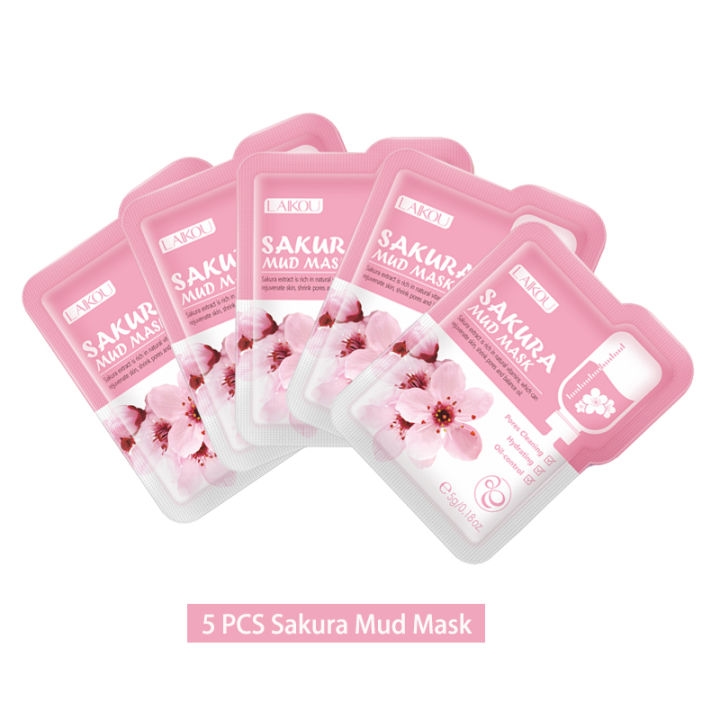 Laikou Sakura Mud Mask 5g 5pc