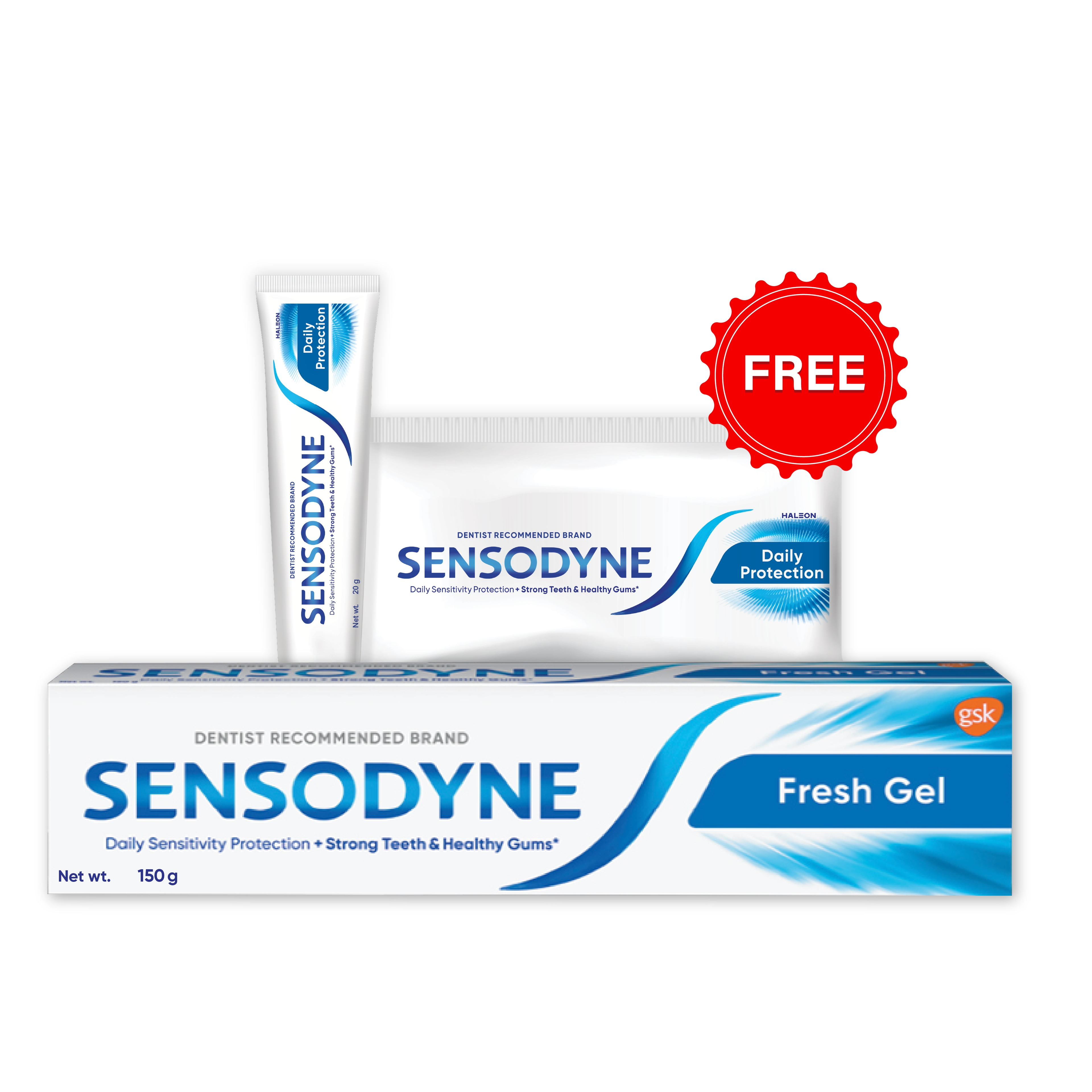Sensodyne Fresh Gel & Get 1 Daily Protection