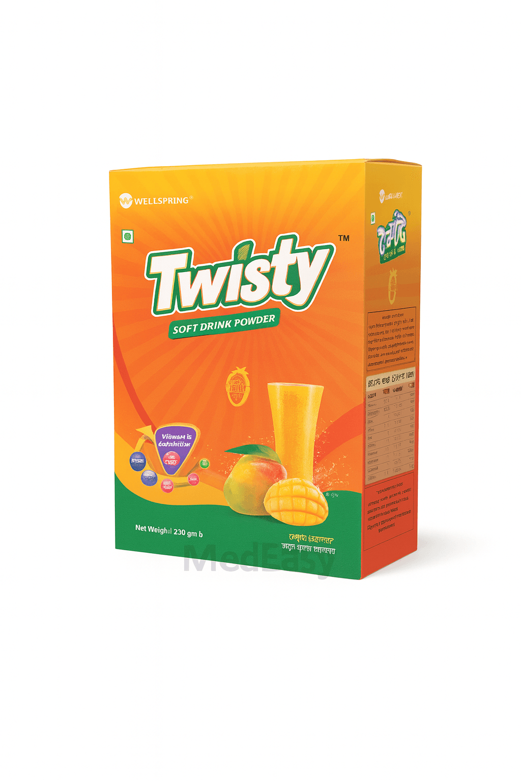 Twisty Soft Drink Mango Flavour