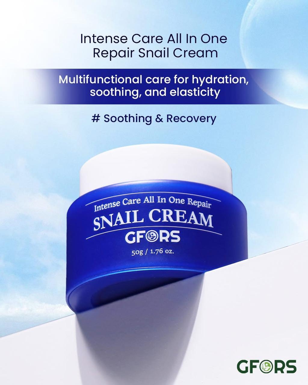 GFORS Intense Care All In One Repair Snail Cream for Damaged Skin 50ml