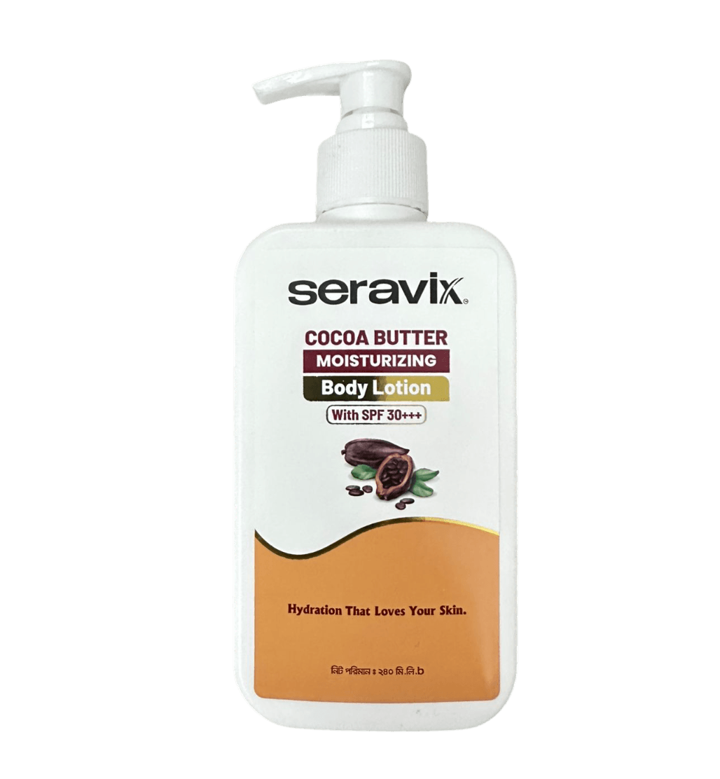 Seravix Coca Butter Moisturizing Body Lotion With Spf 30+++ 240ml