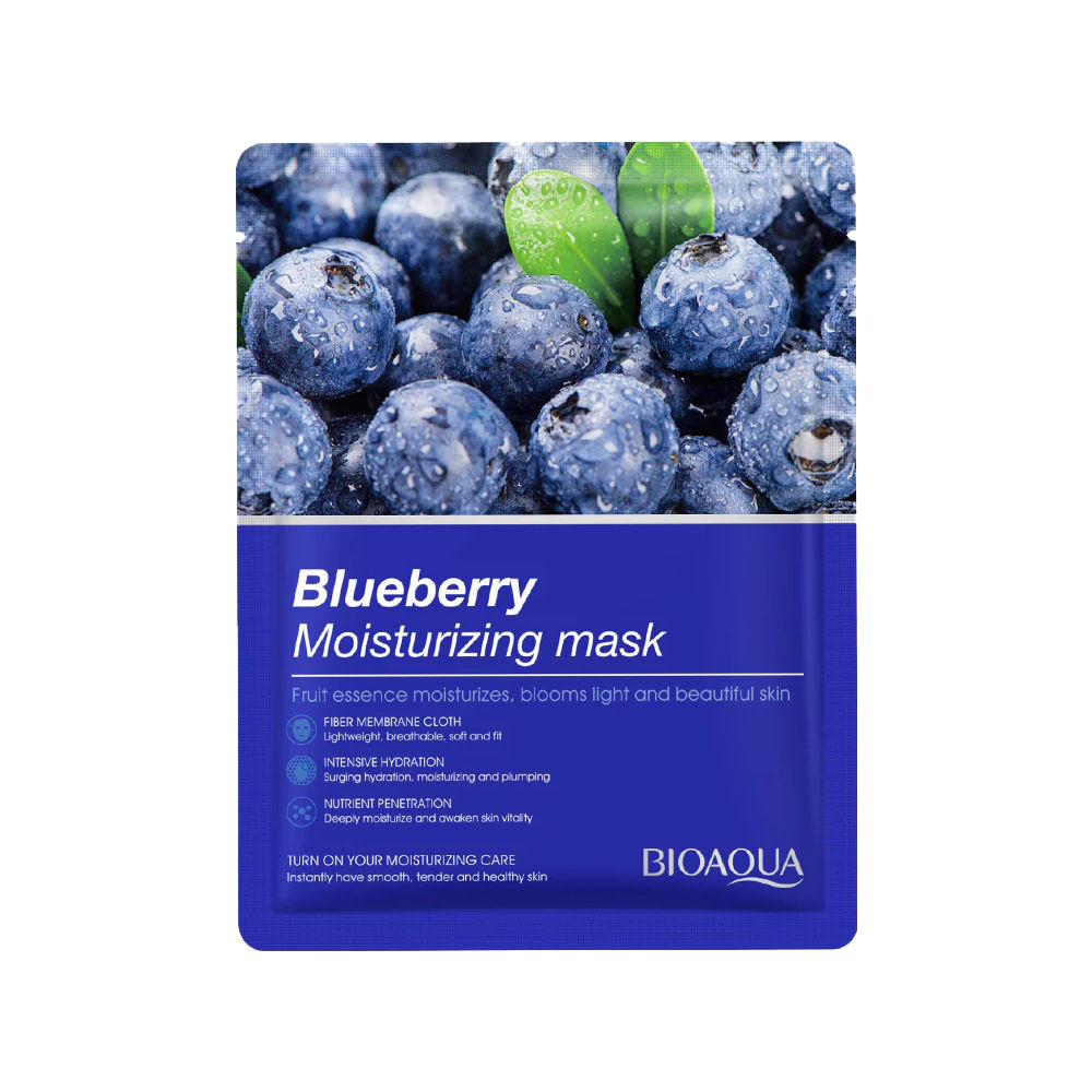Bioaqua Blueberry Moisturizing Sheet Mask for Hydrating & Nourishing Skin 25g