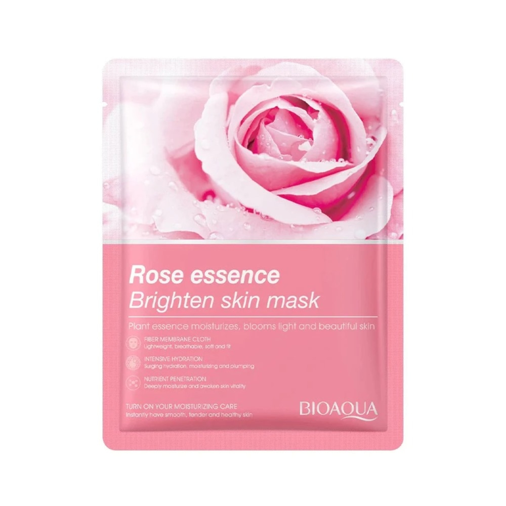Bioaqua Rose Essence Sheet Mask for Brightening Skin 25g