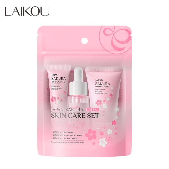 Laikou Sakura Skin Care Set 3Pcs