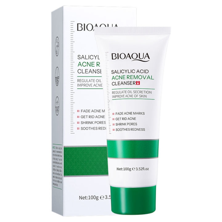 Bioaqua Salicylic Acid Acne Removal Cleanser for All Skin Types 100g