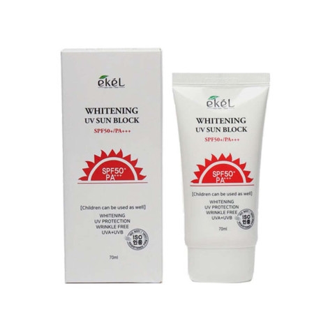 Ekel Whitening UV Sun Block SPF50+ Pa+++ 70ml