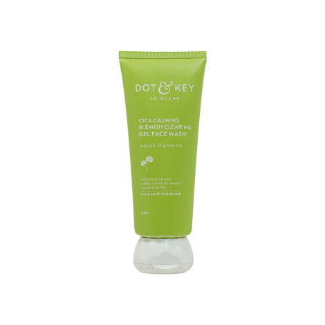 Dot & Key Cica Calming Blemish Clearing Gel Face Wash 100ml