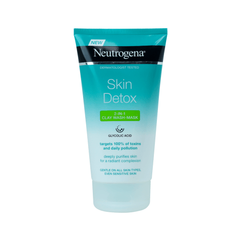 Neutrogena Skin Detox 2in1 Clay Wash Mask 150ml