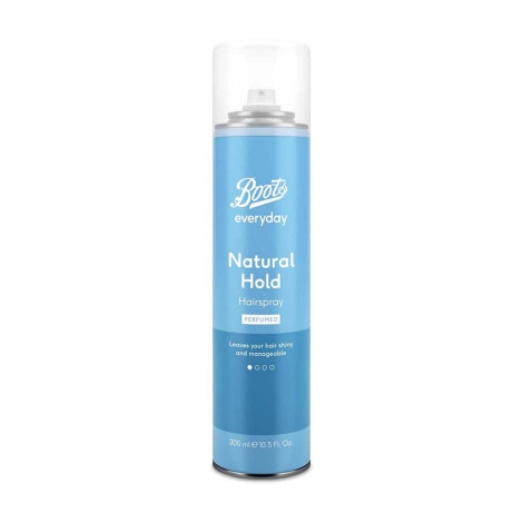 Boots Natural Hold Hairspray Perfumed 300ml