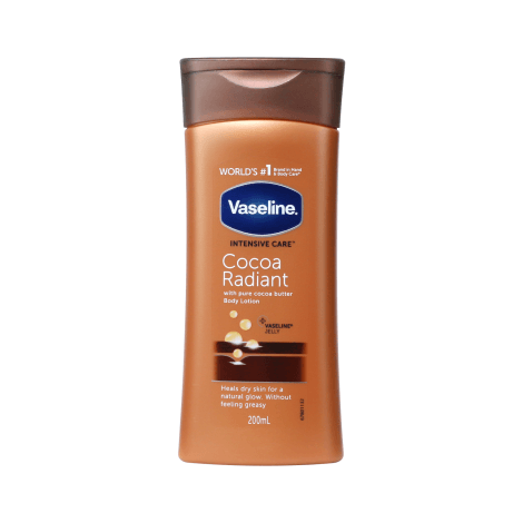 Vaseline Intensive Care Cocoa Radiant 48H Moisture Body Lotion 200ml