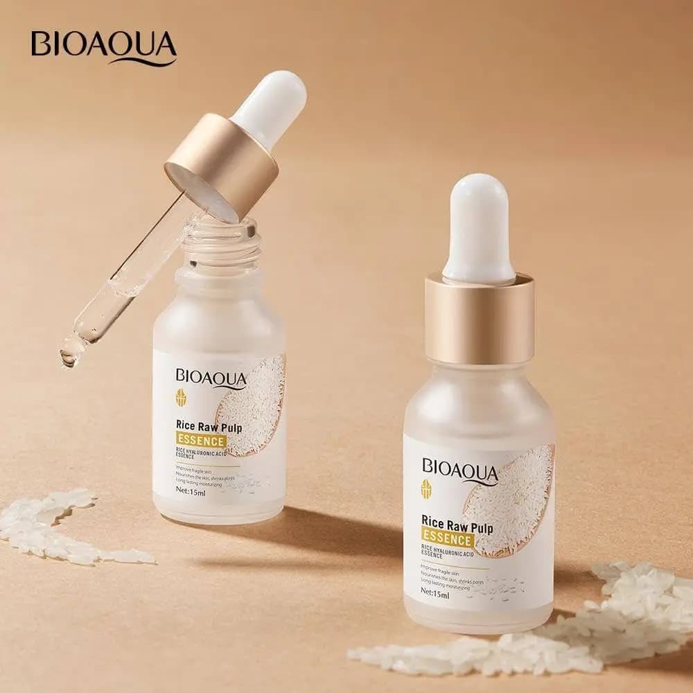 Bioaqua Rice Raw Pulp Essence with Hyaluronic Acid 15ml