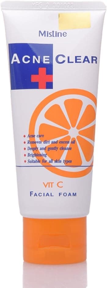 Mistine Vitamin C Acne Clear Facial Foam for All Skin Types 85ml