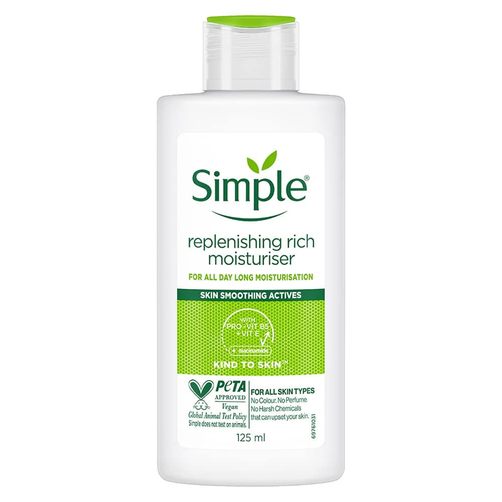 Simple Kind To Skin Replenishing Rich Moisturiser 125ml