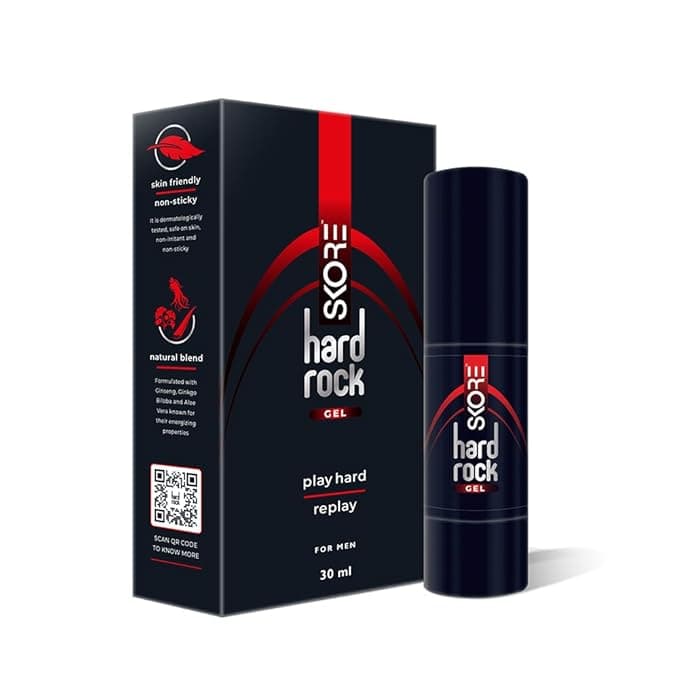 Skore Hardrock for Men | Penis Stronger Gel Natural Blend 30ml