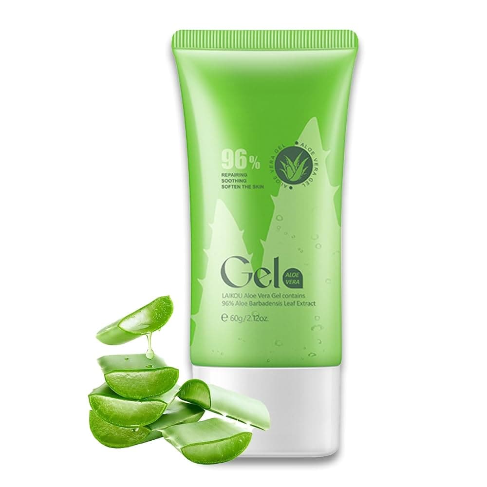Laikou Aloe Vera Gel 96% for Repairing & Softening Skin 60g