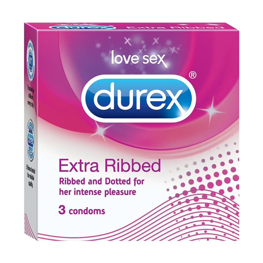 Durex Extra Ribbed Condom (Indian)