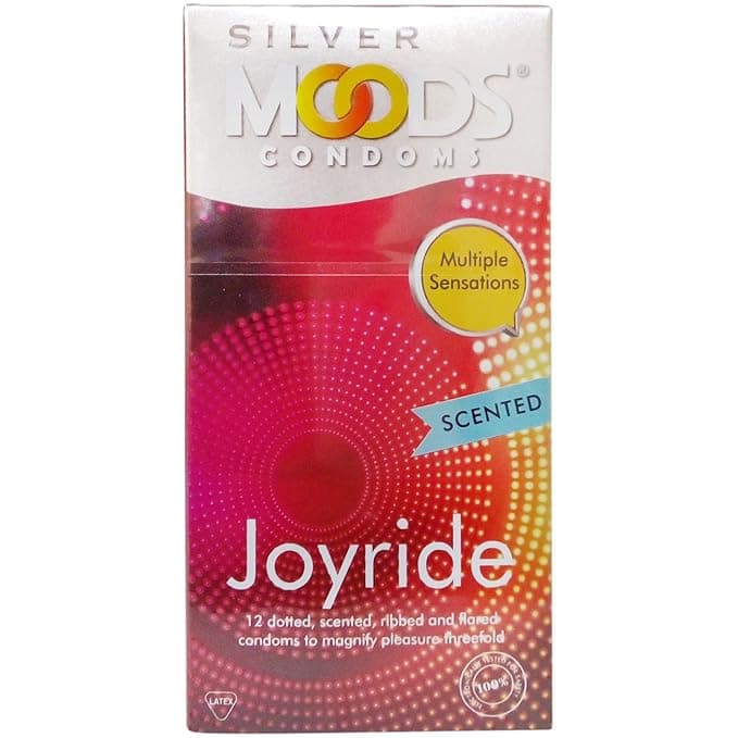 Moods Silver Joyride Multiple Sensation Condom 12pc
