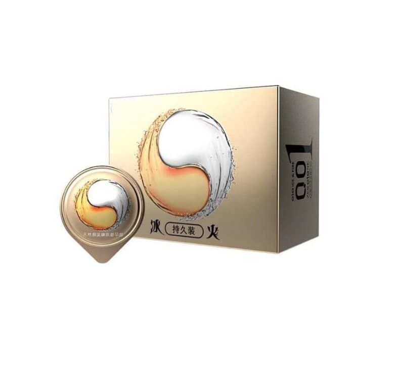 Olo Ice & Fire Ultra Thin 0.01mm Condom 3pc