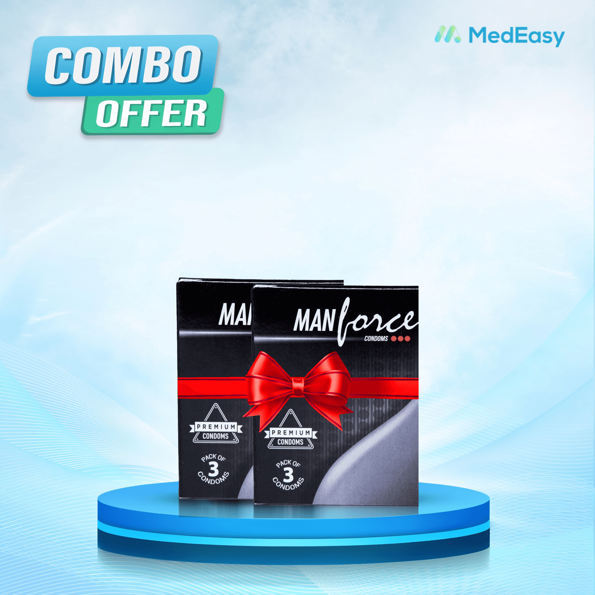 Manforce Plain Condom 3pc Buy 1 Get 1