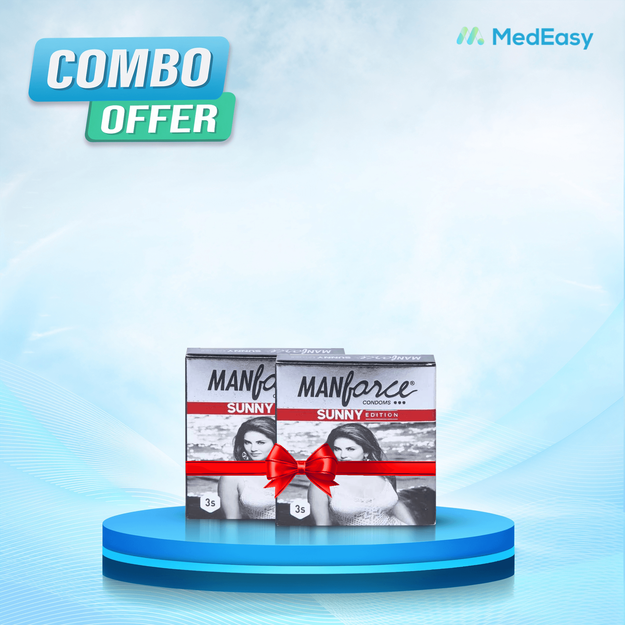 Manforce Sunny Edition Condom 3pc Buy 1 Get 1