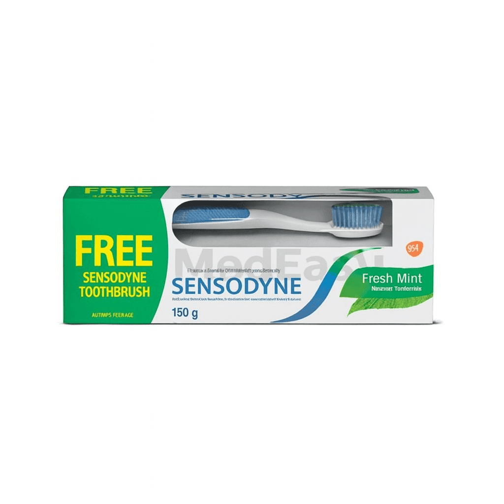 Sensodyne Fresh Mint With Free Sensodyne Toothbrush