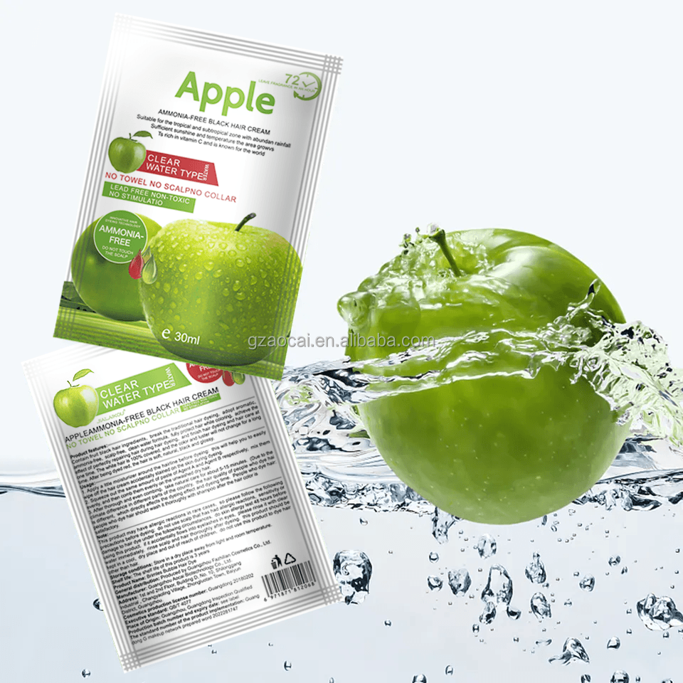 Apple Colour Shampoo Black (Ammonia Free) 30ml
