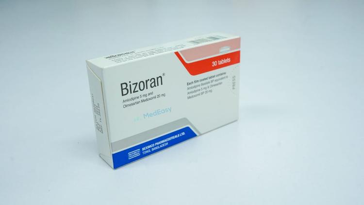 Bizoran 5 mg+20 mg - বাইজোরান ৫ মি.গ্রা.+২০ মি.গ্রা. ট্যাবলেট | MedEasy