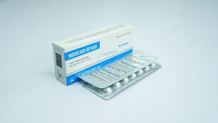 Nidocard Retard 2.6 mg Tablet | Price & Buy Online | MedEasy