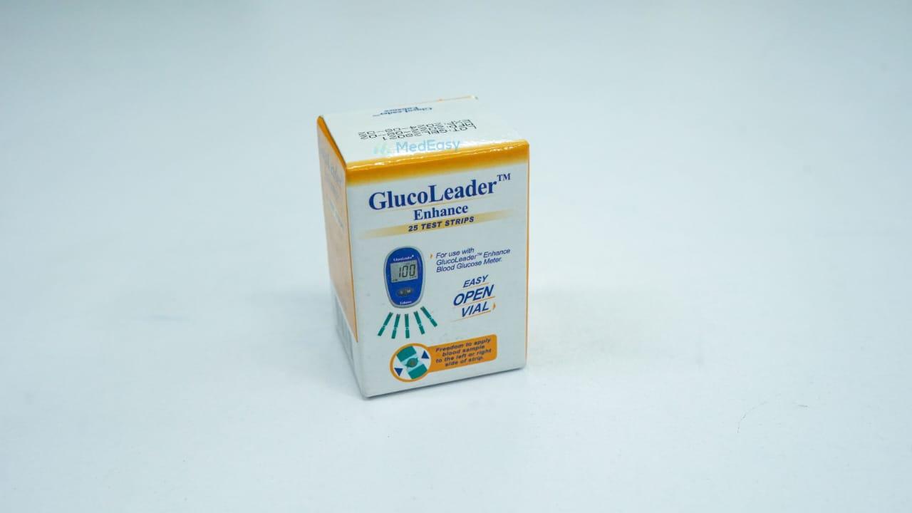 GlucoLeader Enhance Blue Test Strip