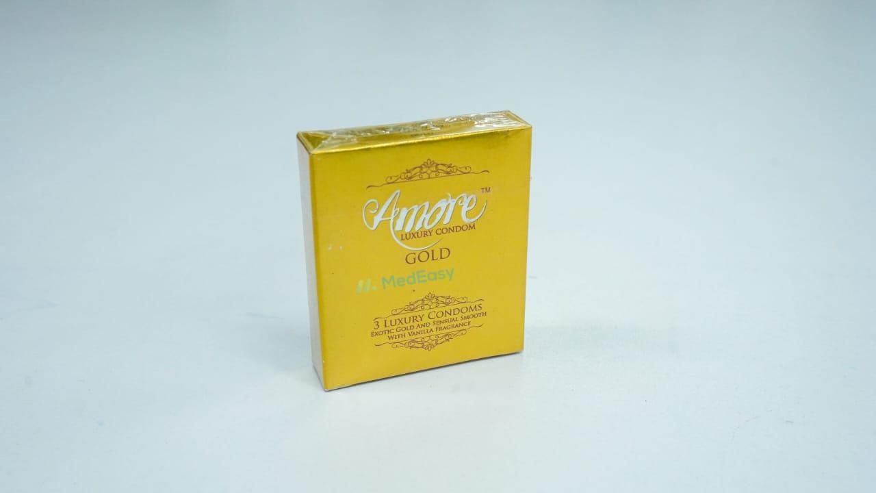 Amore Luxury Condoms Gold