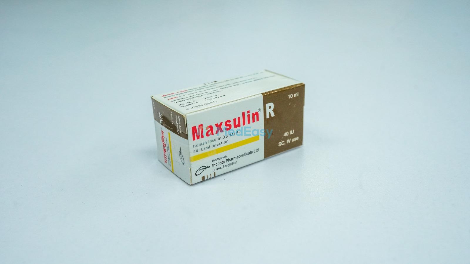 Maxsulin R Vial