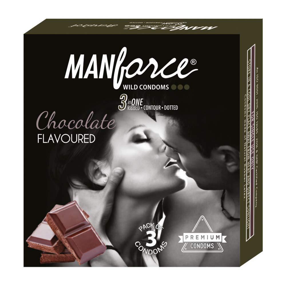 Manforce Chocolate Flavoured 3's Pack