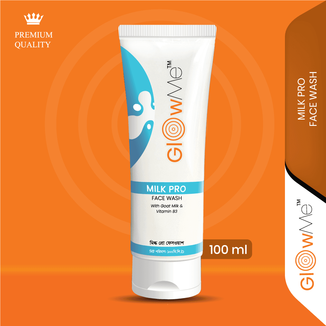 Glow Me Milk Pro Face Wash with Goat Milk & Vitamin B3 100ml