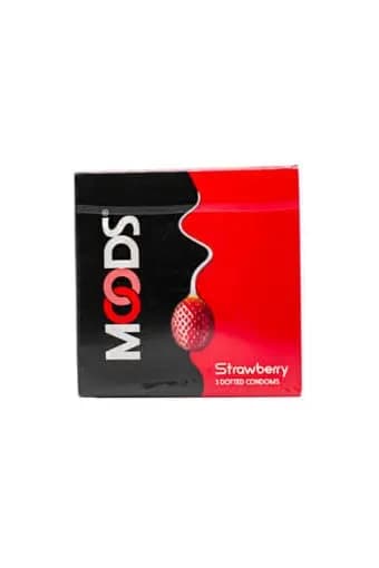 Moods Panache Strawberry Condom 3pc
