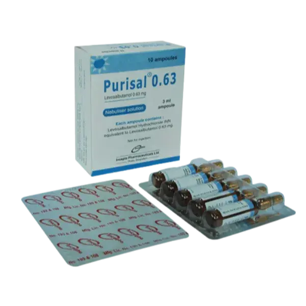 Purisal Nebuliser Solution (0.63 mg/3ml) MedEasy