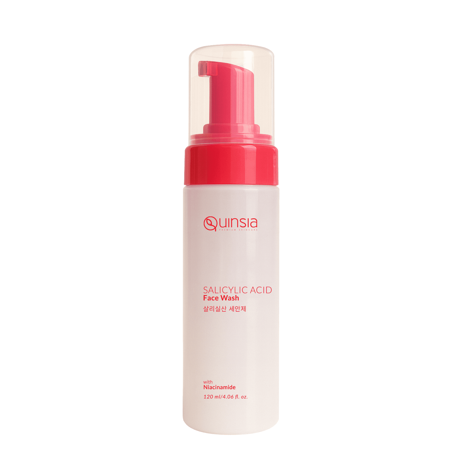 Quinsia Salicylic Acid Face Wash with Non-Drying Formula 120ml