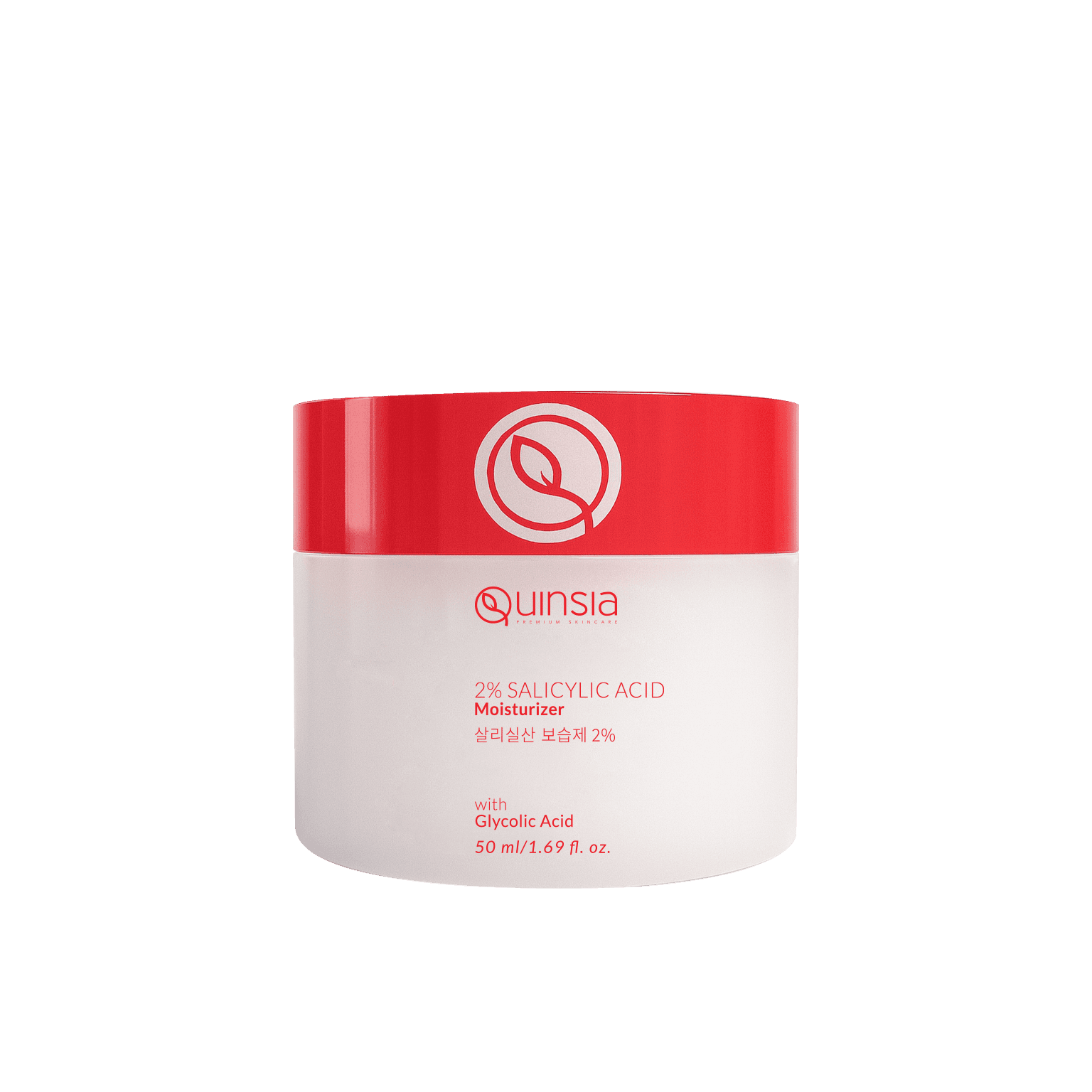 Quinsia 2% Salicylic Acid Moisturizer with Glycolic Acid 50ml