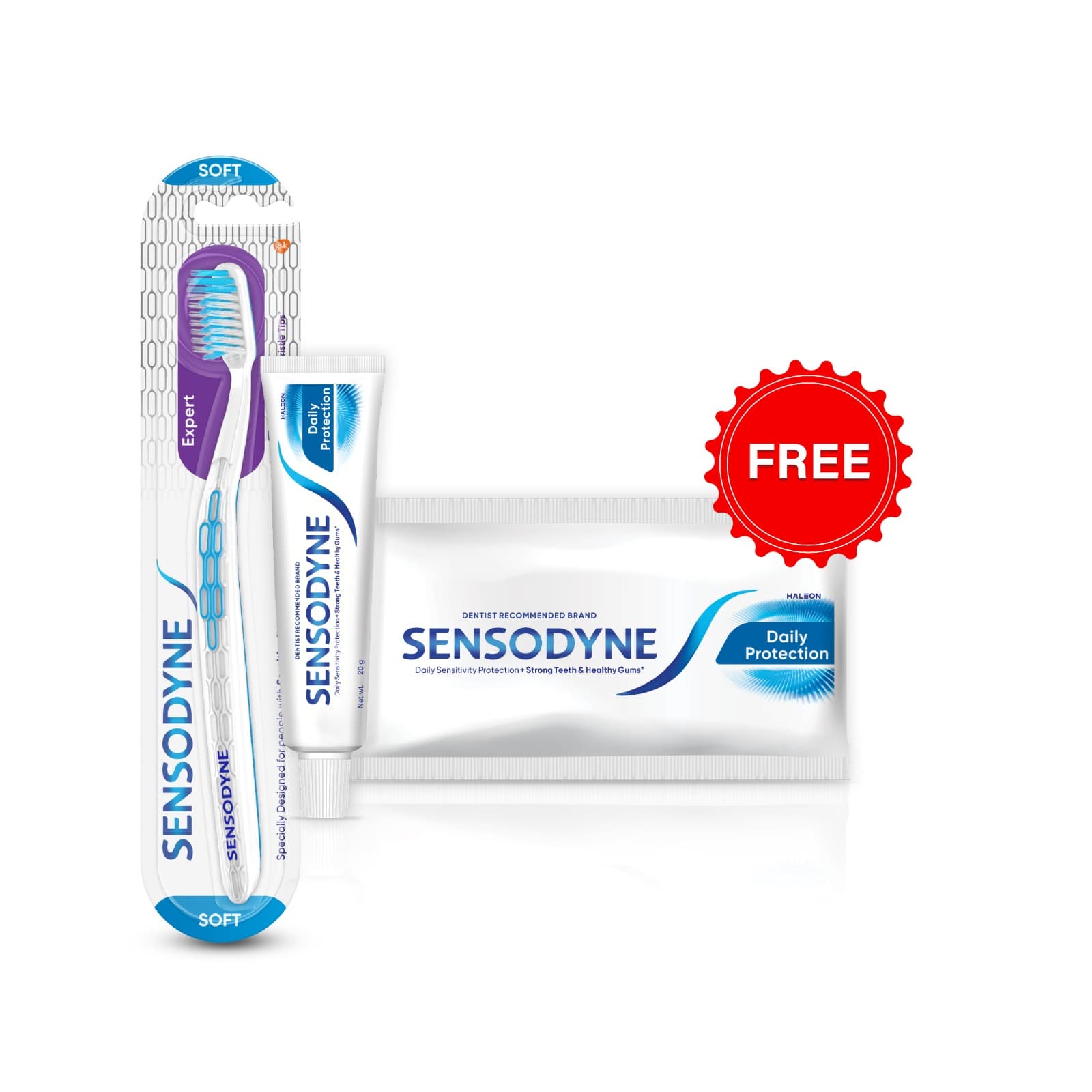 Sensodyne Expert Toothbrush & Get 1 Daily Protection